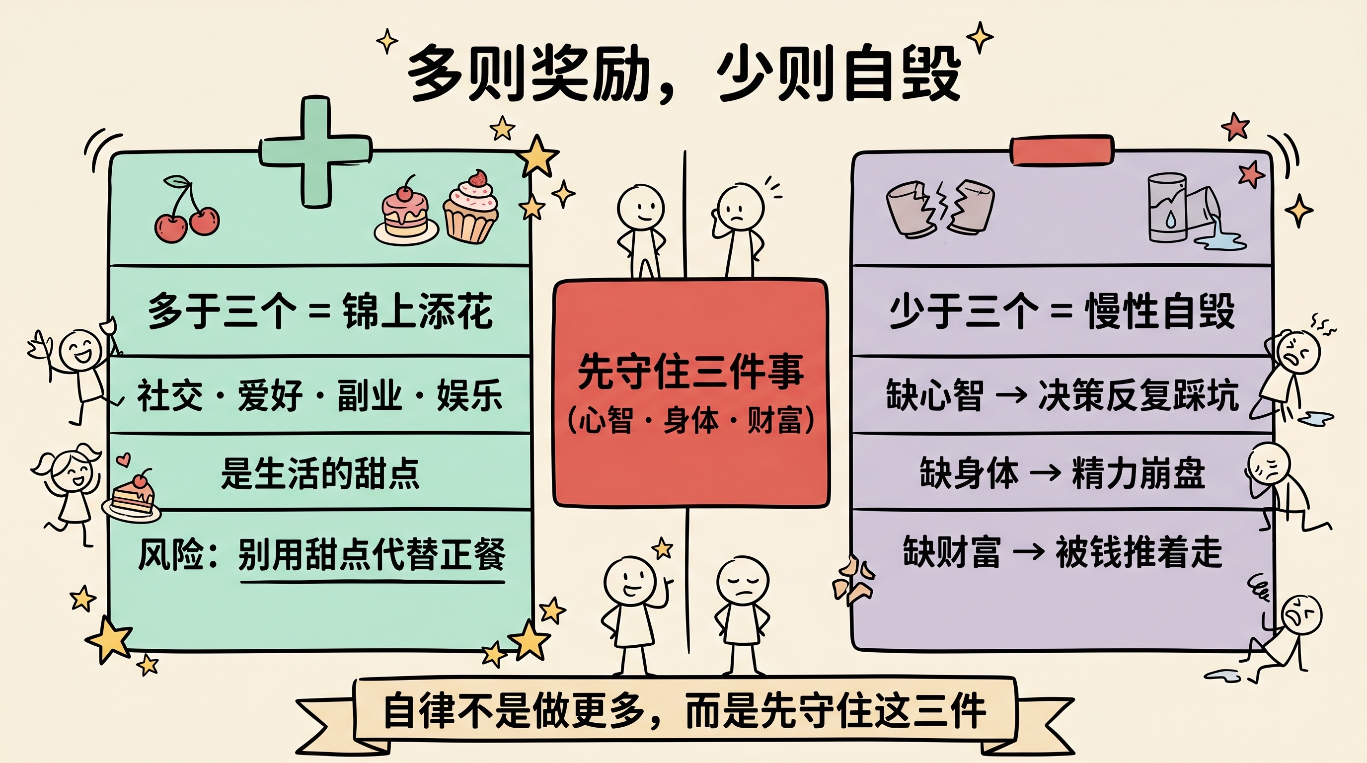 多则奖励,少则自毁